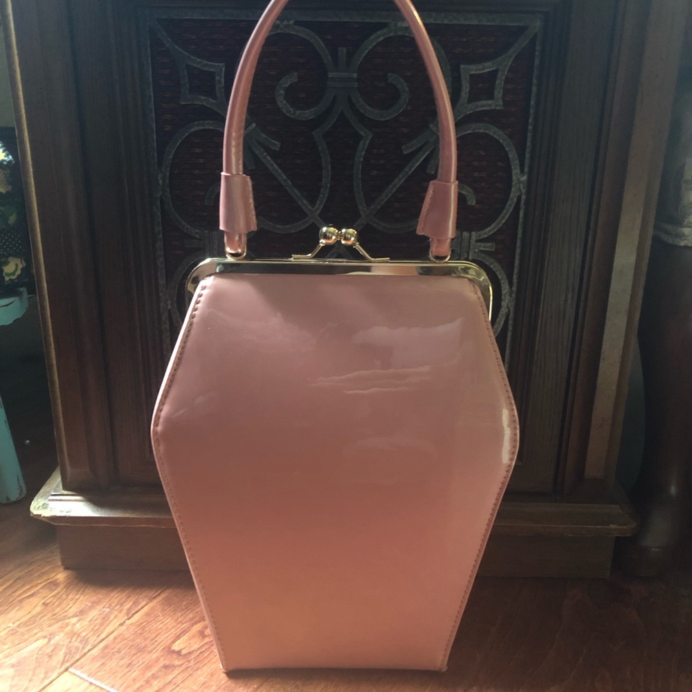 Tatyana rockabilly retro inspired pink purse